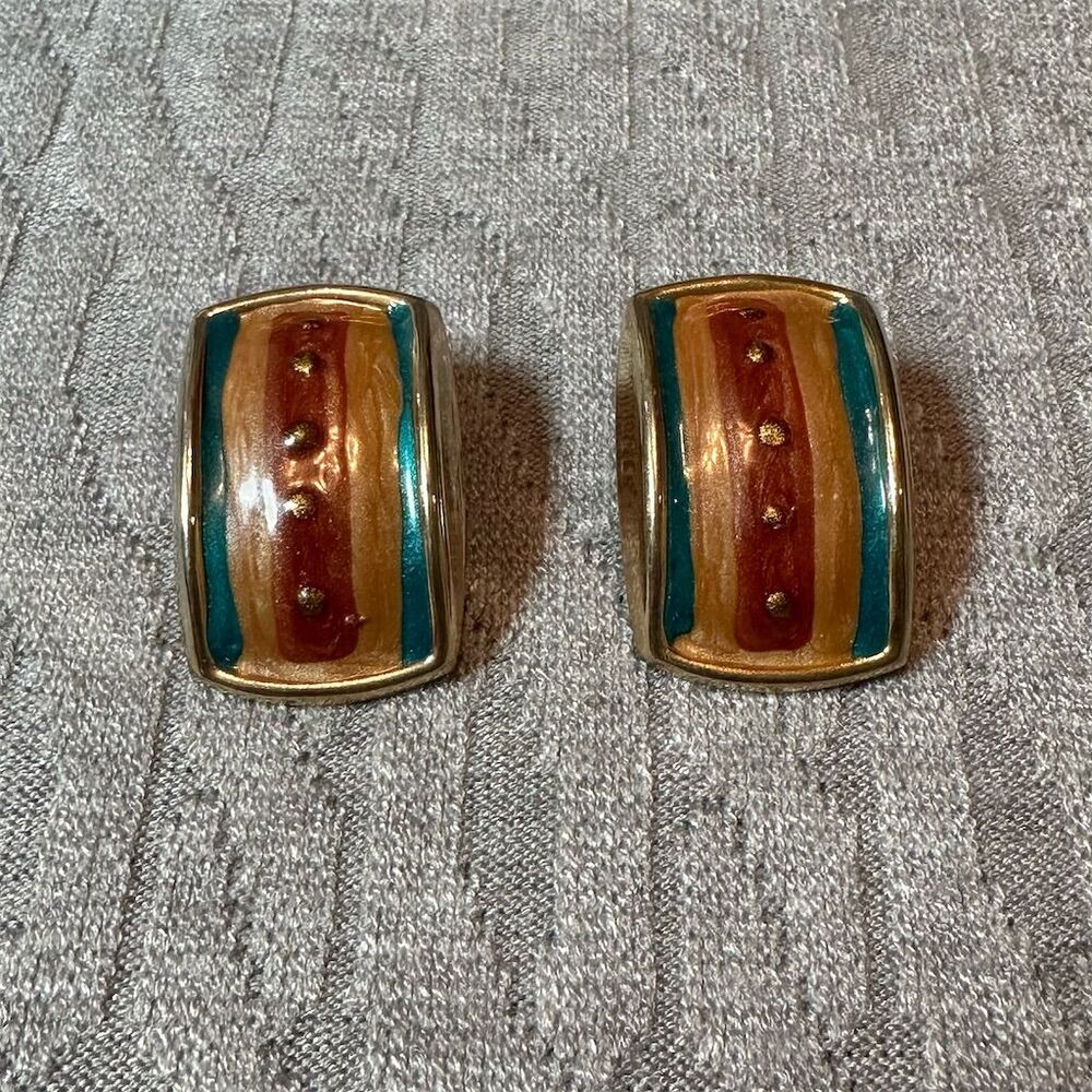 Vintage Multicolor  Earrings Fashion 90’s